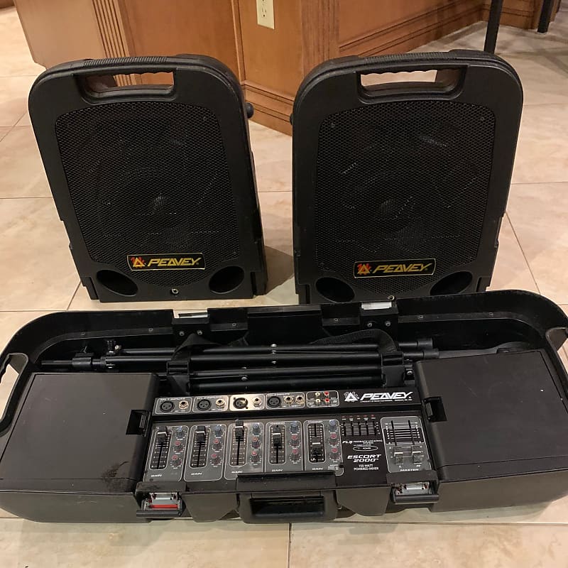 PEAVEY ESCORT 2000 150 Watt PA system Black | Reverb