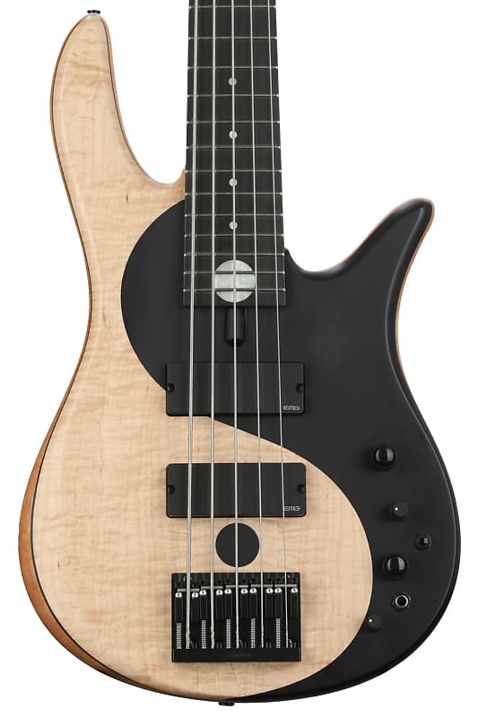 Fodera Yin Yang 5 Standard Bass Guitar - Blister Maple with 17.5mm Bridge Spacing image 1