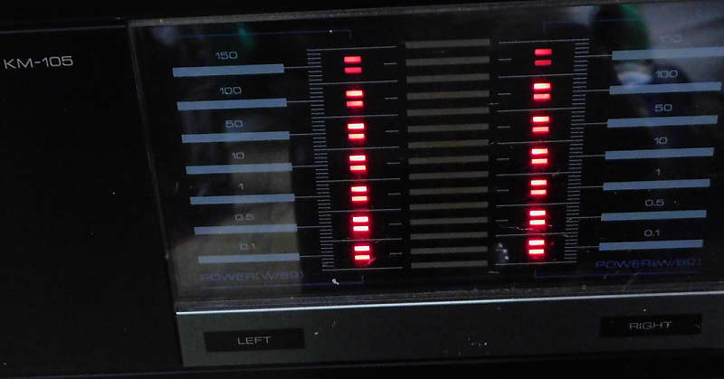 Kenwood KM-105 stereo power amplifier | Reverb