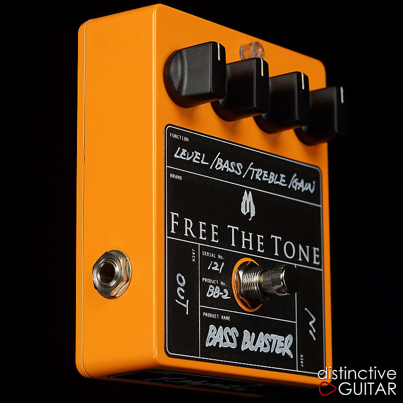 Free The Tone BB-2 Bass Blaster Overdrive - Custom Series - Orange