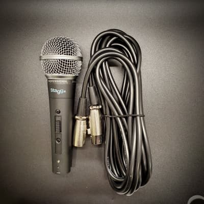 Stagg SDM50 Dynamic Cardioid Microphone w/XLR cable image 1