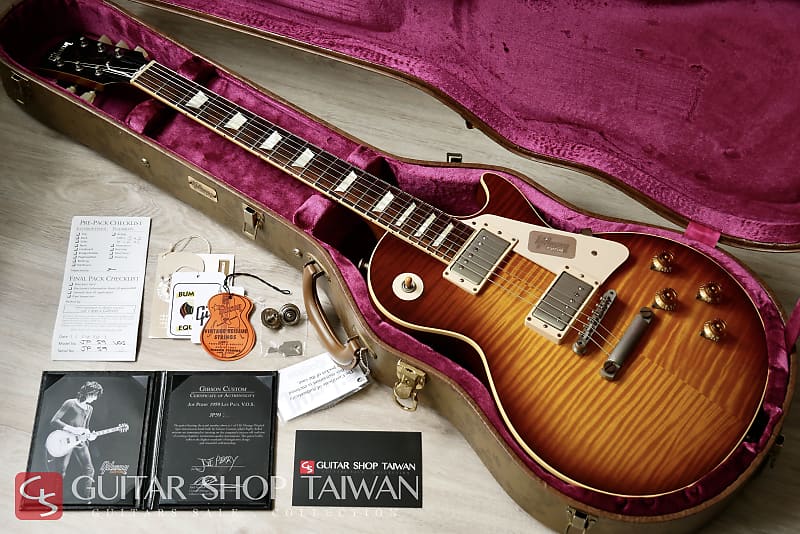 fernandes コンポーネント ストラト ギブソンPU搭載 ジョーペリー Gibson Custom Shop Inspired By Joe Perry 1959 Les Paul
