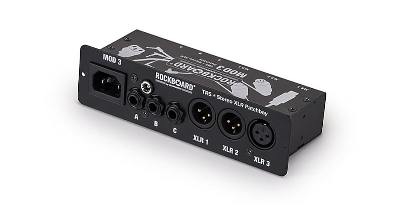 ROCKBOARD MOD 3 V2 - All-in-One TRS & XLR Patch Bay for Vocalists & Acoustic Players Bild 1