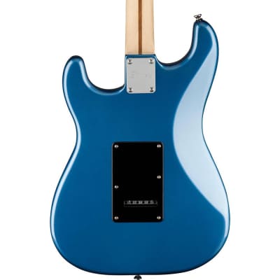 Squier Affinity Series Stratocaster Maple, Black Pickguard, Lake Placid Blue image 2