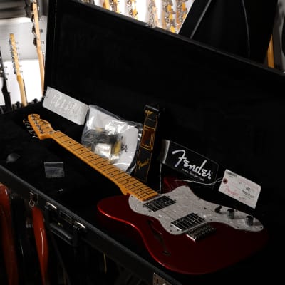 Fender American Vintage '72 Telecaster Thinline 2011 - Candy Apple Red image 3