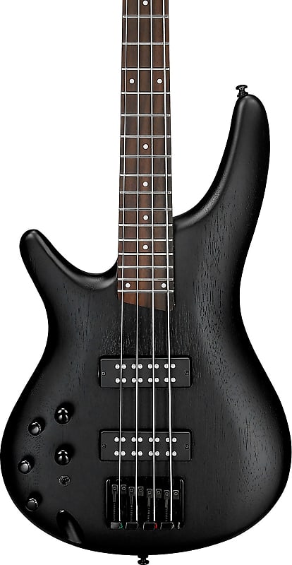 Ibanez SR300EBL SR Standard Left-Handed Bass Guitar, Weathered Black image 1