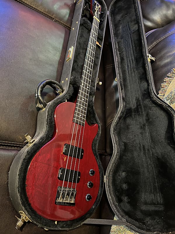 1992 Gibson LPB 1 Les Paul Special Bass Heritage Cherry