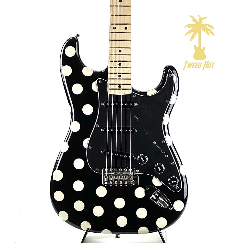 Fender Buddy Guy Artist Series Signature Stratocaster - Black with Polka Dots image 1