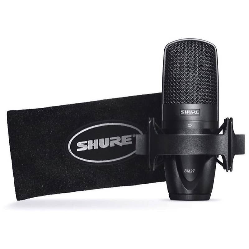 Shure SM27 Multi-Purpose Condenser Microphone, SM27 SC, with Shockmount image 1