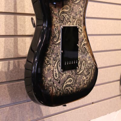 Fender Black Paisley Stratocaster MIJ Limited Edition with Hard Case image 6