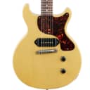 Gibson Custom Shop 1958 Les Paul Junior Double Cut Reissue Electric Guitar (with Case), TV Yellow