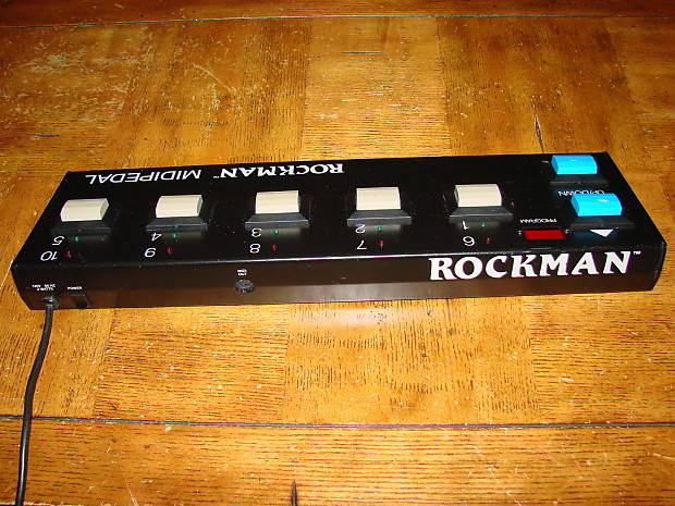 vintage 1980's rockman midipedal midi pedal foot controller unit made in  the usa