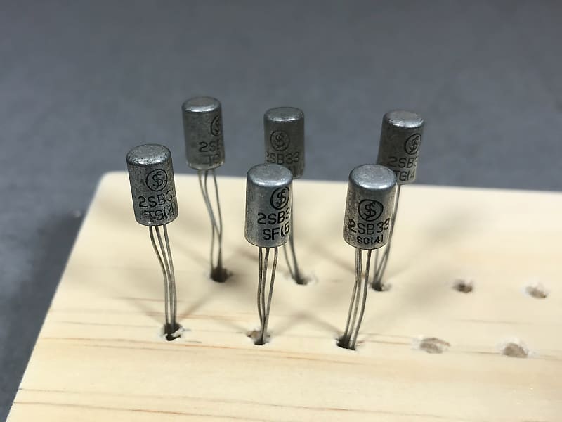 6 Pcs. Fujitsu 2SB33 PNP Germanium Transistor Guitar Pedals Reverb
