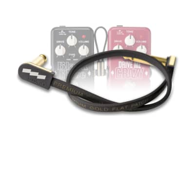 EBS PCF-PG28 Premium Gold Flat patch cable 28 cm mono angled image 14