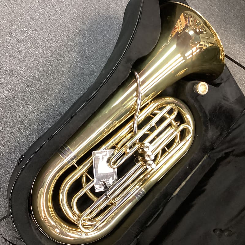 Schiller 3 Valve Tuba With Case Reverb