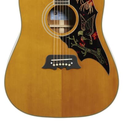 Epiphone Masterbilt Excellente Acoustic Electric Guitar Antique Natural Aged image 3
