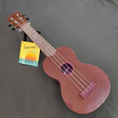 Kala KA-SWF-PL Fluorescent Waterman Series Soprano Ukulele - Purple Grape image 1