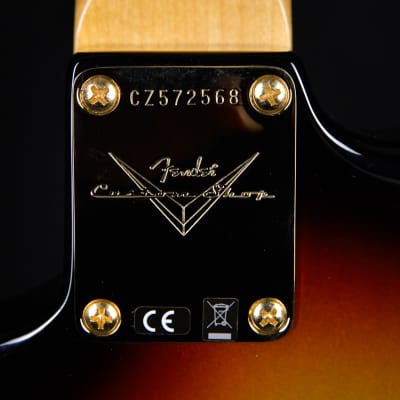 Fender Custom Shop Stevie Ray Vaughan Stratocaster SRV Signature NOS 3 Tone Sunburst 2024 (CZ572568) image 10