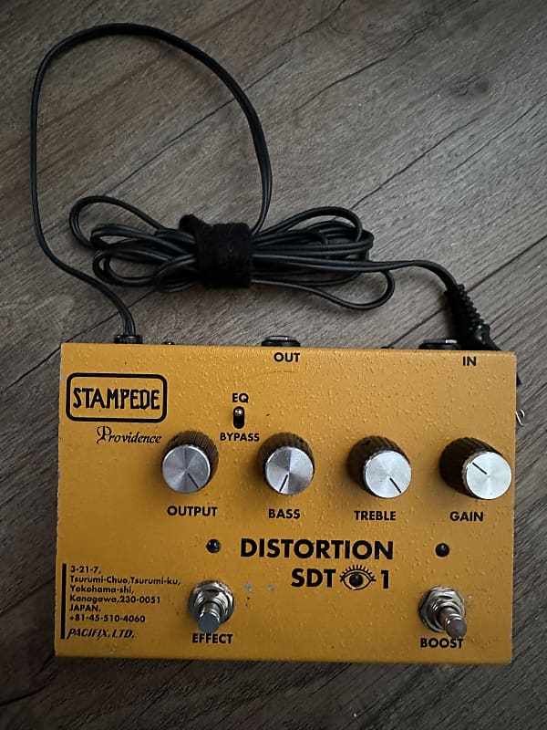 プロビデンス−stmpede OD Providence Stampede SDT-1 Distortion - Yellow | Reverb