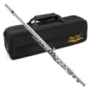 Jean Paul USA FL-220 Student Flute Key Of C Nickel Plated Finish w/Carrying Case & Cleaning Rod
