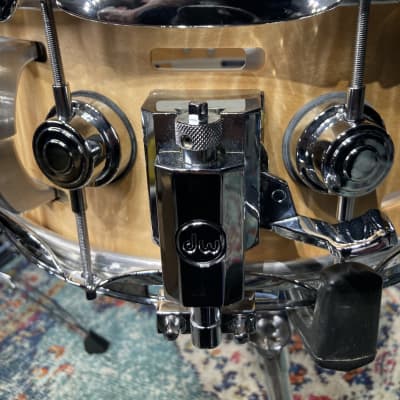 Russ McKinnon's, DW 14x6" Randall May/DW EQ Snare Drum 2005 - Natural Maple Oil image 17