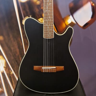 Ibanez TOD10N-TKF Signature Guitar 6-Str. Tim Henson, Nylon String Transparent Black Flat image 7