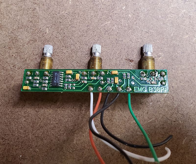 EMG B30RA Onboard Bass Preamp 2010s Reverb