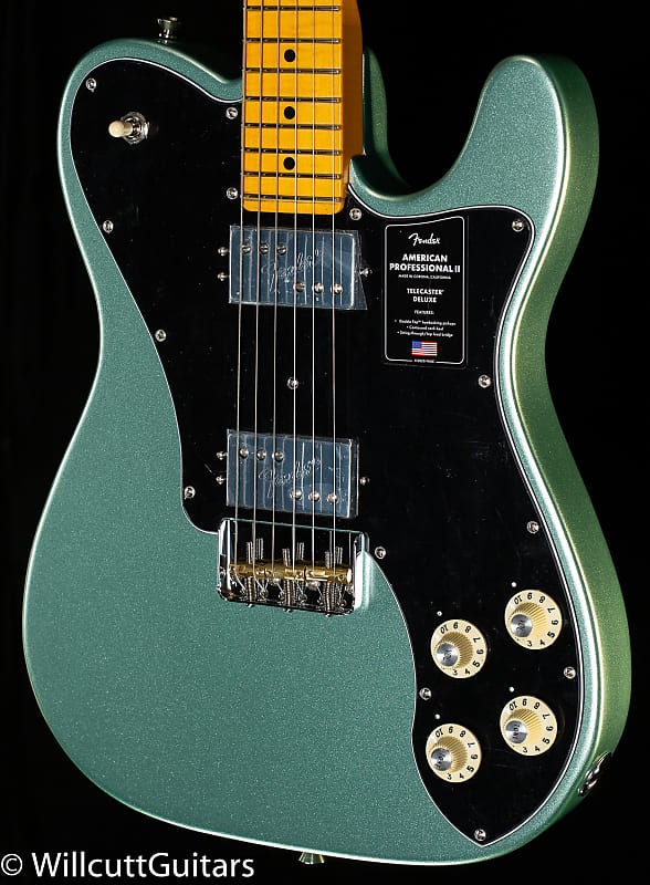Fender American Professional II Telecaster Deluxe Maple Fingerboard Mystic Surf Green (374) image 1