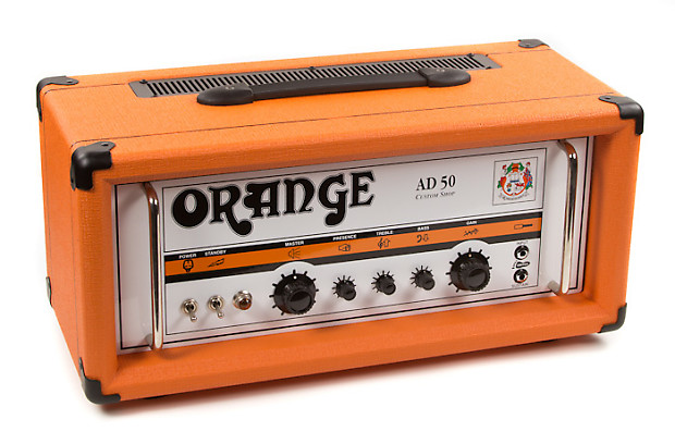 Orange AD50 Custom Shop Guitar Amp Head, 50 / 30 Watts