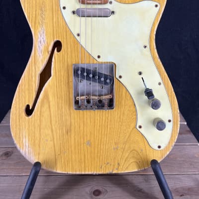 Von K Guitars T-Time 69 Relic Tele Style Aged Butterscotch Blonde Nitro Lacquer image 2