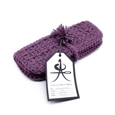 Jasmine stitch crochet dust cover for Elektron Digitakt and Digitone - Violet image 3
