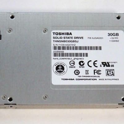 Toshiba THNSNB030GBSJ 30GB Solid State Drive For Korg Kronos