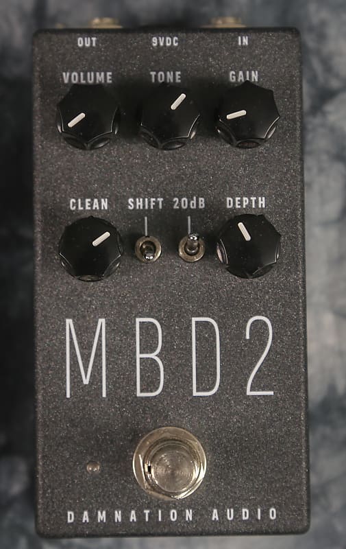 Damnation Audio MBD2 Mosfet Bass Distortion Pedal Reverb