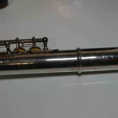 Vito flute 113 II Silver Plated Good Used Condition with hard case cleaning rod image 8