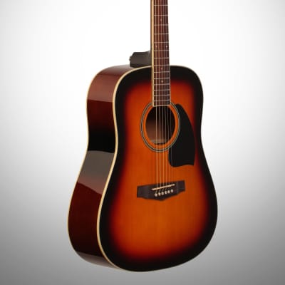 Ibanez PF15 Acoustic Guitar, Vintage Sunburst image 5
