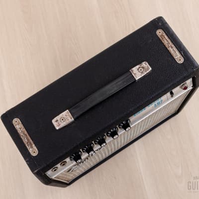 1968 Fender Vibro Champ Drip Edge Vintage Class A Tube Amp, Near Mint w/ Black Panel Circuit image 4