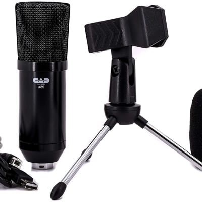 CAD - U29 - USB Large Format Side Address Studio Microphone - Black image 1