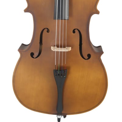4/4 Size Matte Golden Cello +Bag+ Bow+ Rosin + Bridge+ Accessories image 5