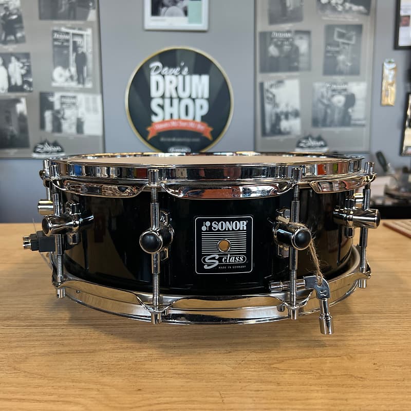 Sonor S-Class 5 x 14 Snare 1990s Gloss Black