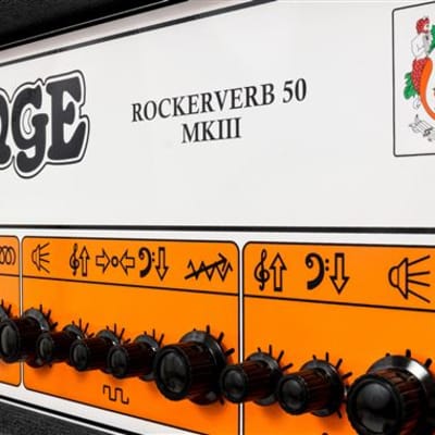 Orange Rockerverb MkIII Amp Head 50 Watts Black image 9