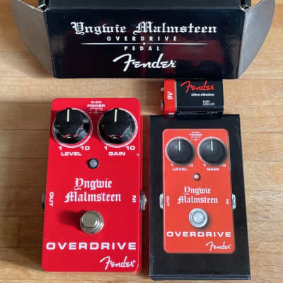Reverb.com listing, price, conditions, and images for fender-yngwie-malmsteen-overdrive-pedal