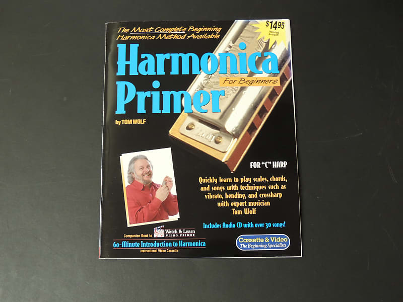 Watch & Learn Harmonica Primer Instruction Manual & DVD Reverb UK