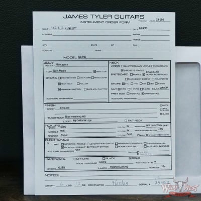 James Tyler USA Studio Elite HD HSS Quilt Maple Top Birdseye Maple Neck Brazilian Rosewood Fingerboard Trans Jimburst 6.75 LBS (US Only / No International Shipping) image 12