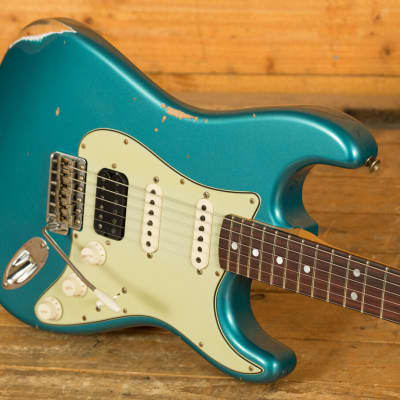 Fender Custom Shop 69 HSS Strat | Relic Ocean Turquoise | Reverb