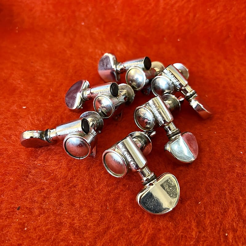 Grover Rotomatic guitar tuners 1969 Chrome original vintage Reverb