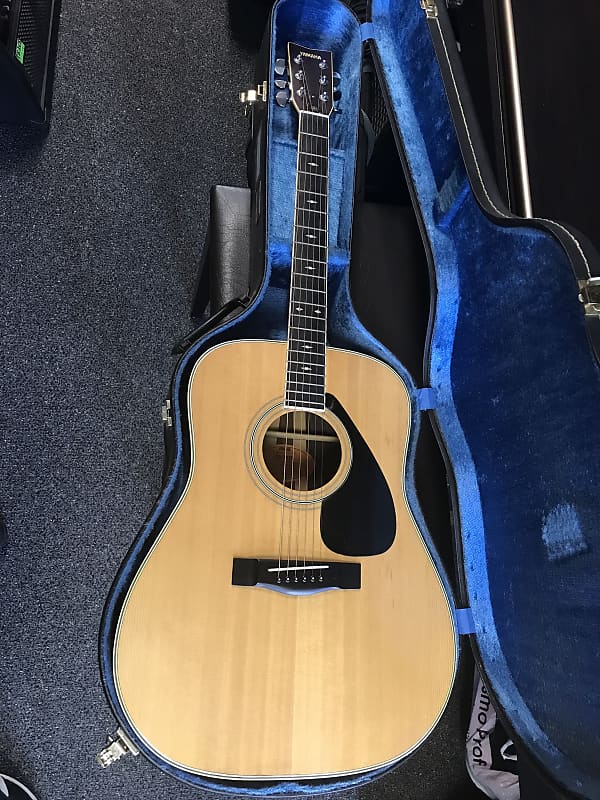 Yamaha FG-351B acoustic dreadnought guitar made in Japan 1979 in excellent condition with original Yamaha hard case image 1