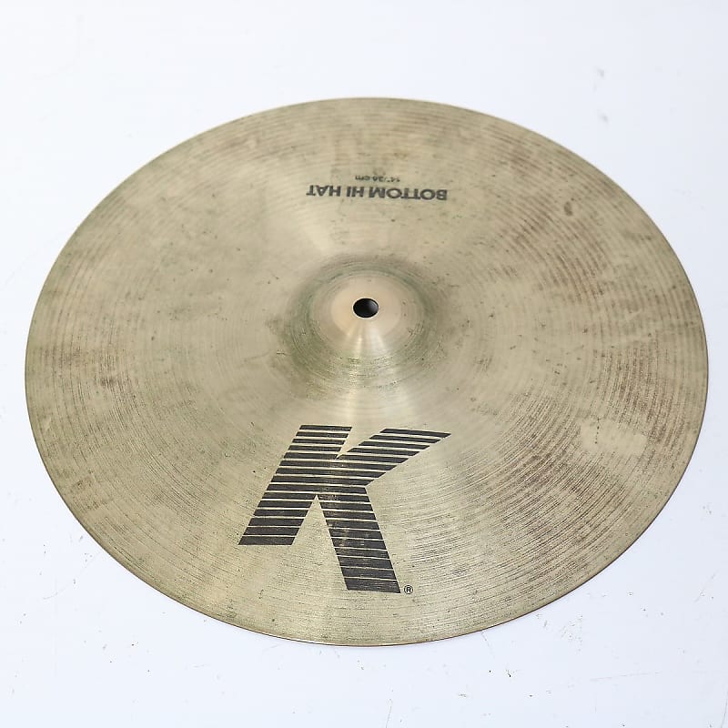 Zildjian 14" K Series "EAK" Hi-Hat Cymbal (Bottom) 1982 - 1988 imagen 1