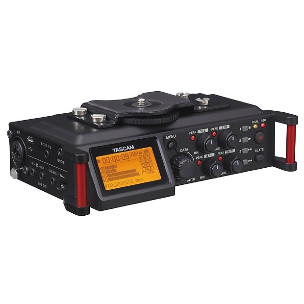 Tascam DR-70D 4-Channel Audio Recorder for DSLR Cameras image 1