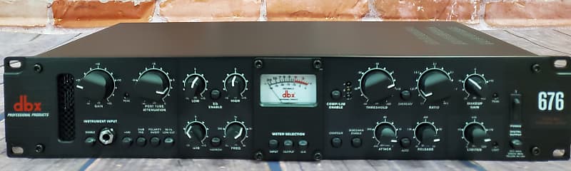 dbx 676 Tube Mic Preamp Channel Strip | Reverb