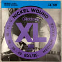 D'Addario EXL115 Nickel Wound Electric Guitar Strings Medium/Blues-Jazz Rock 11-49